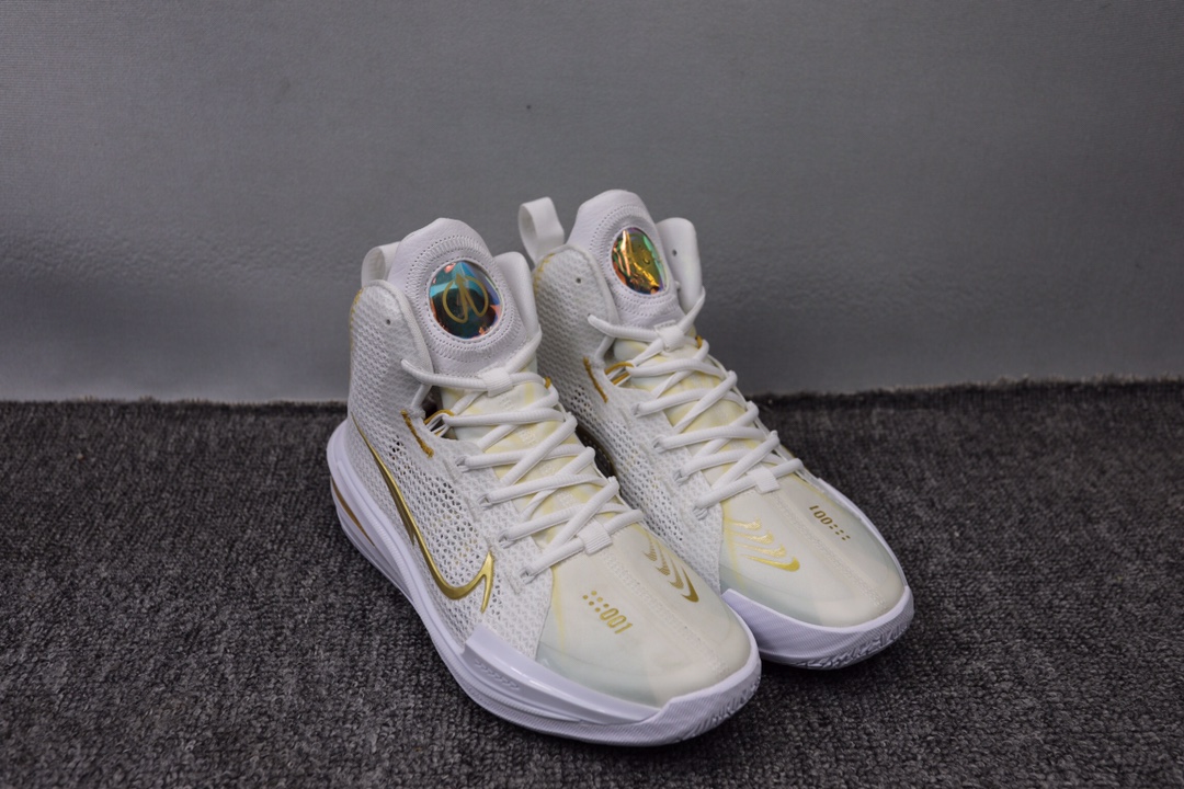 2022 NIKE AIR ZOOM G.T.JUMP EP White Gold Shoes